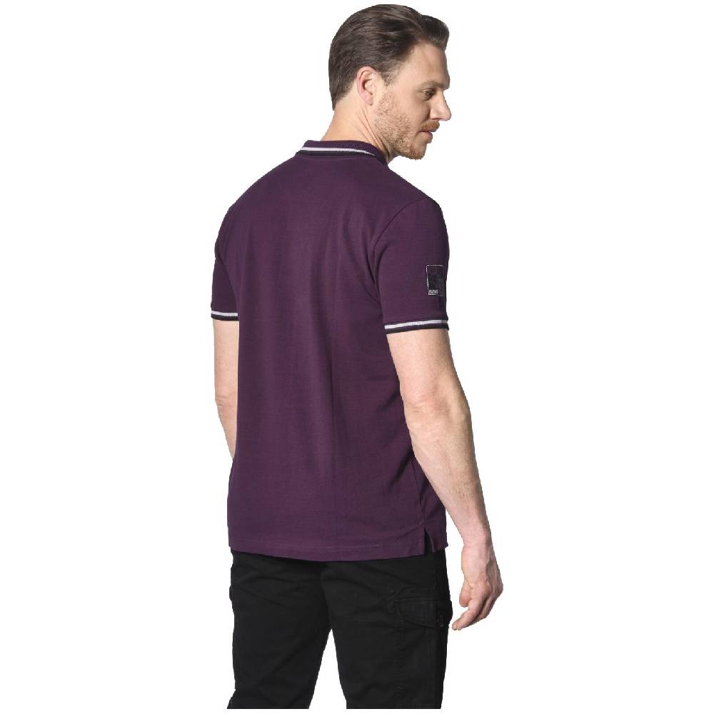 Jan Vanderstorm Poloshirt FRETU dunkelrot Großer Ausverkauf