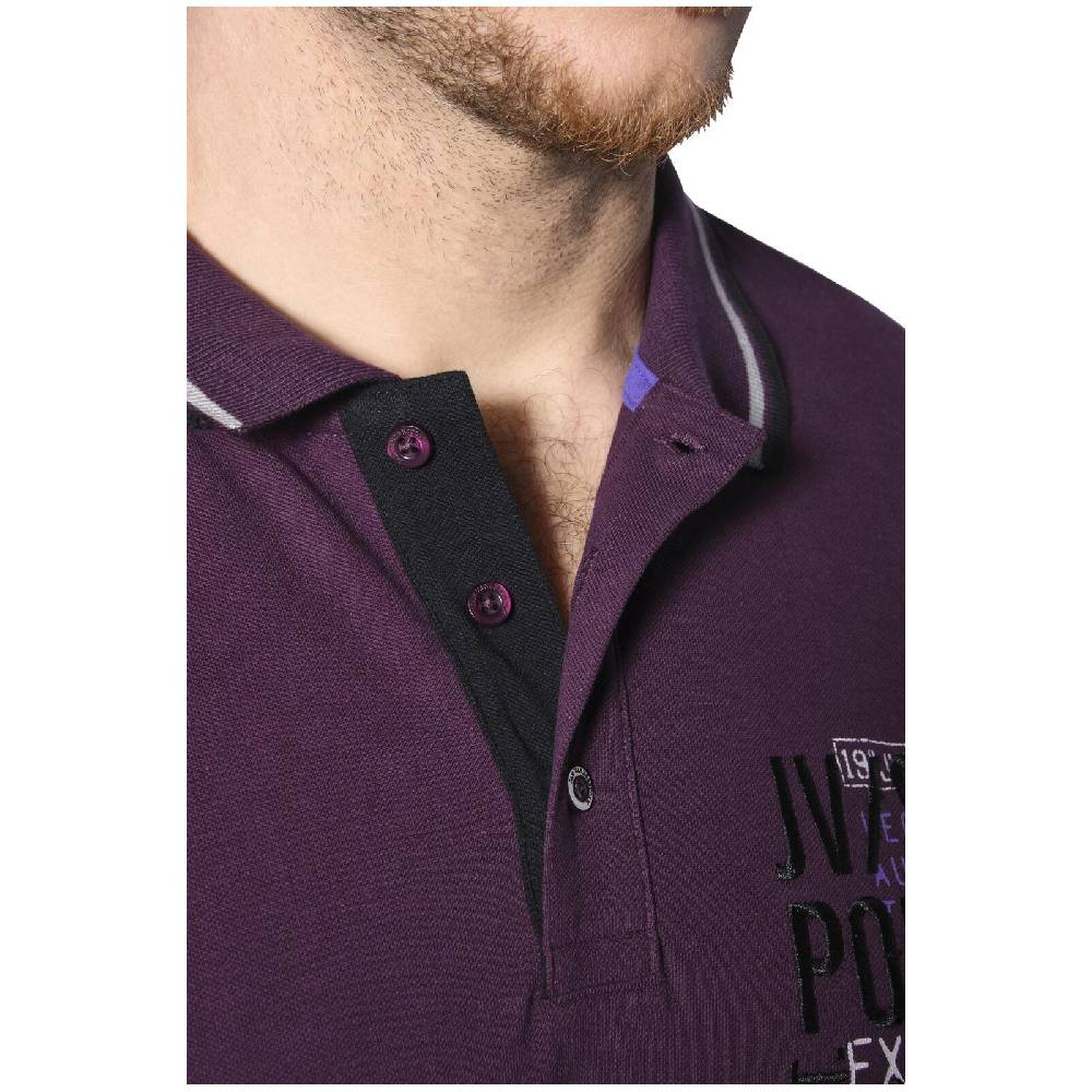 Jan Vanderstorm Poloshirt FRETU dunkelrot Großer Ausverkauf