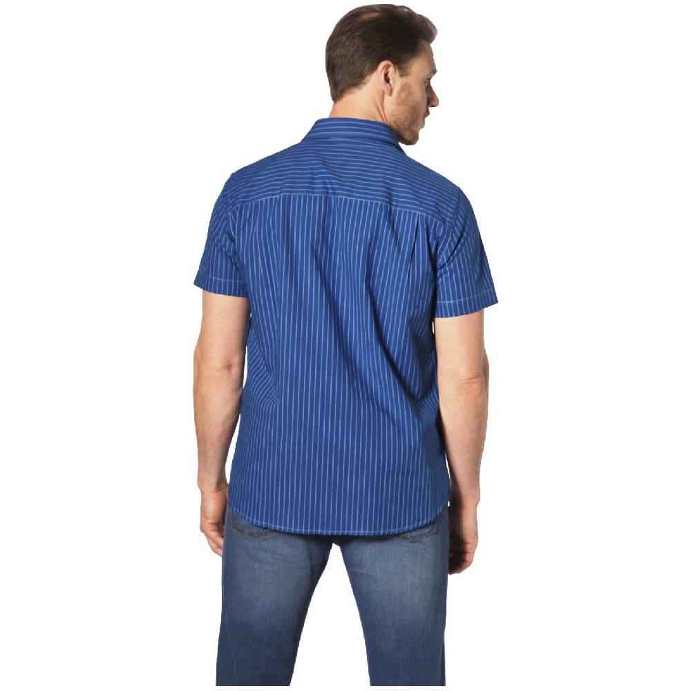 Jan Vanderstorm Streifenhemd PERTTU royal blau Begrenztes Angebot