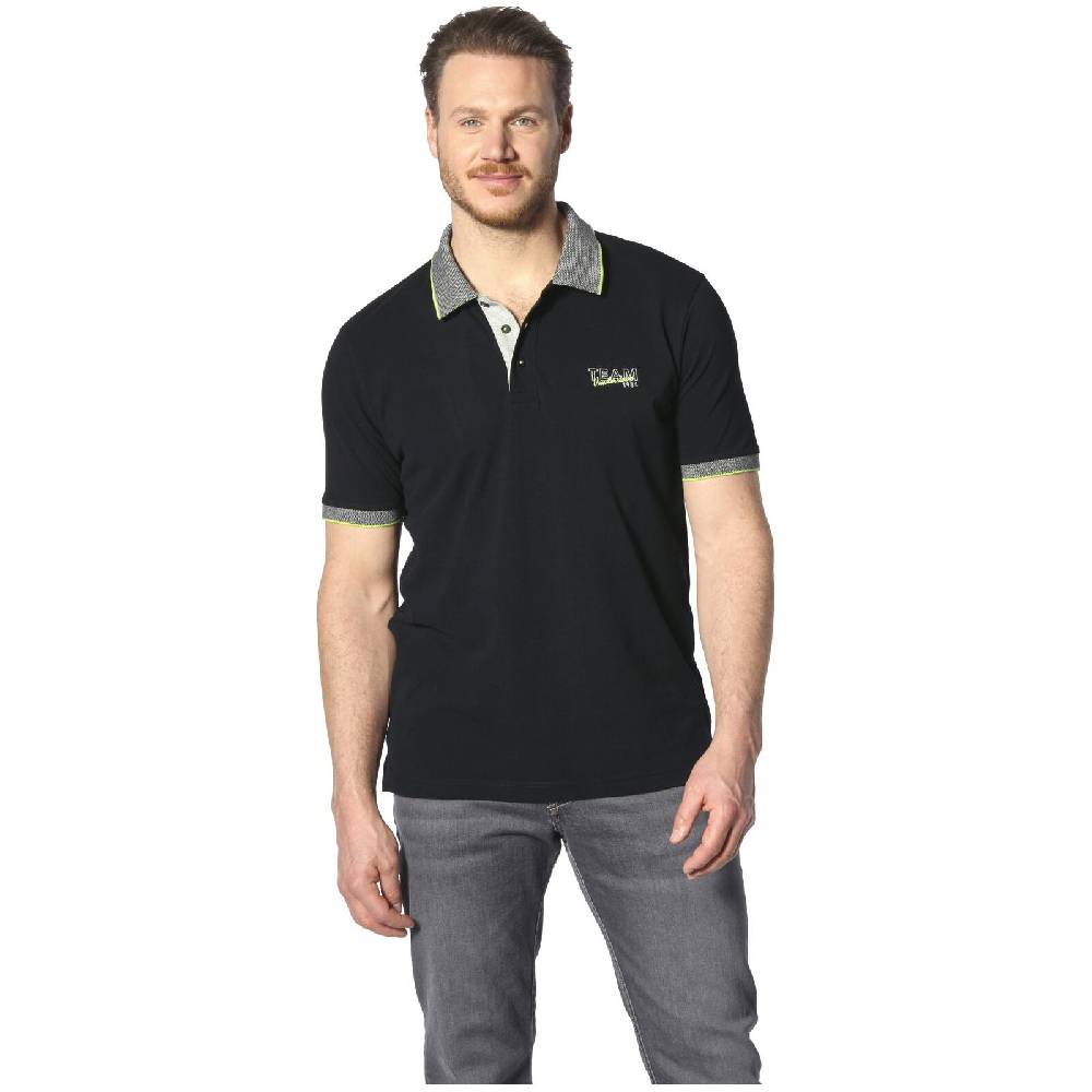 Jan Vanderstorm Doppelpack Poloshirt HARALDFRED silbergrau schwarz Saisonschlussverkauf