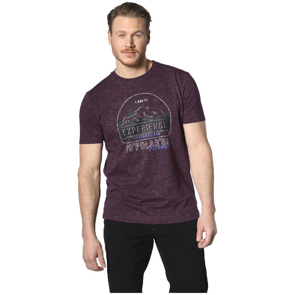 Jan Vanderstorm T-Shirt PERDALSON lila melange Heißer Verkauf