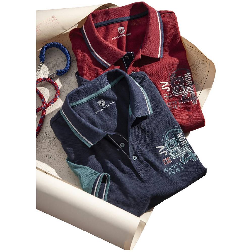 Jan Vanderstorm Poloshirt OLEJORN dunkelblau Blitzangebot