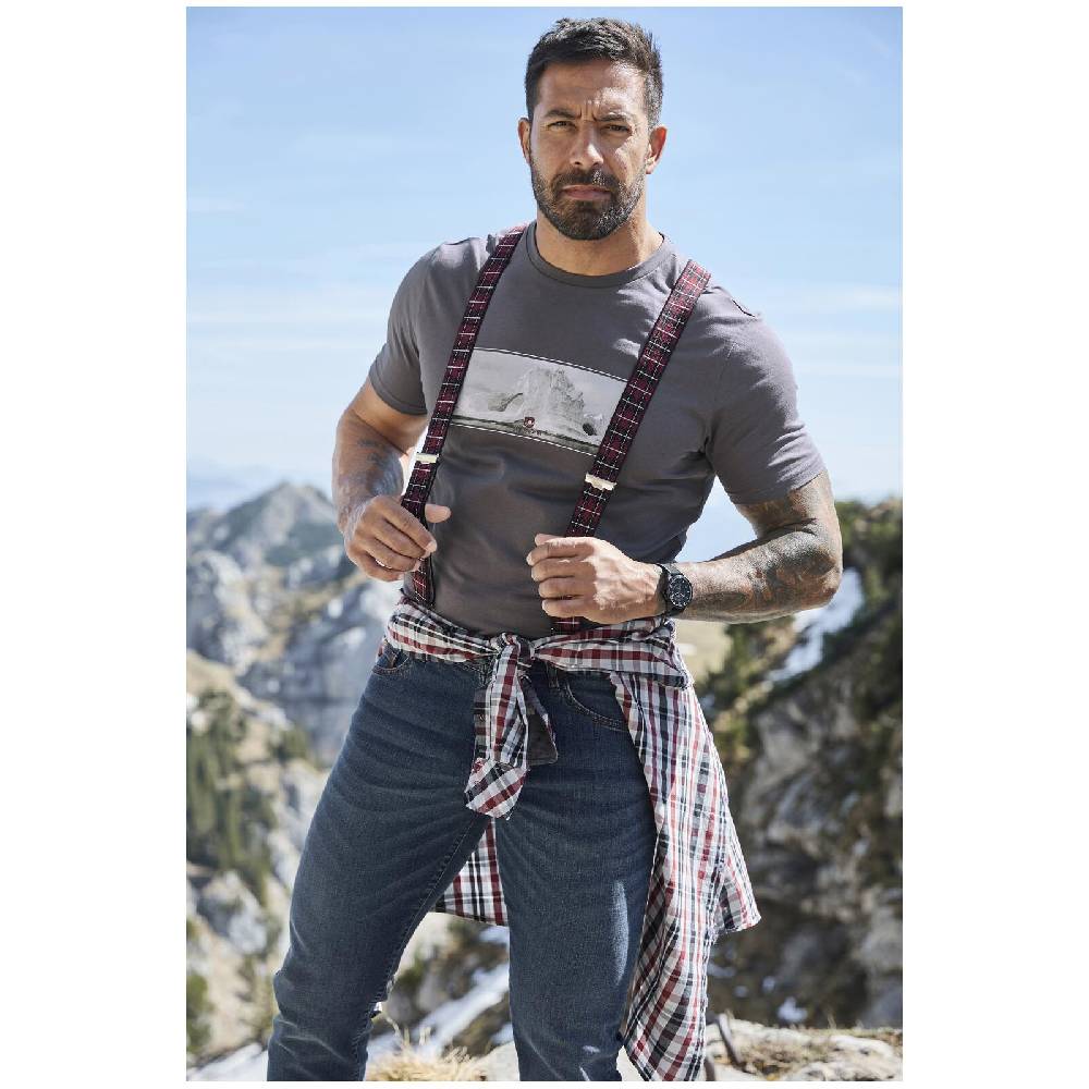 Jan Vanderstorm T-Shirt BERNWALD dunkelgrau Sonderangebote