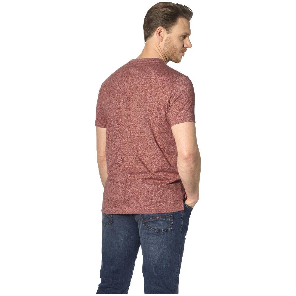 Jan Vanderstorm T-Shirt FINNMARVIN dunkelrot melange Riesige Ersparnisse