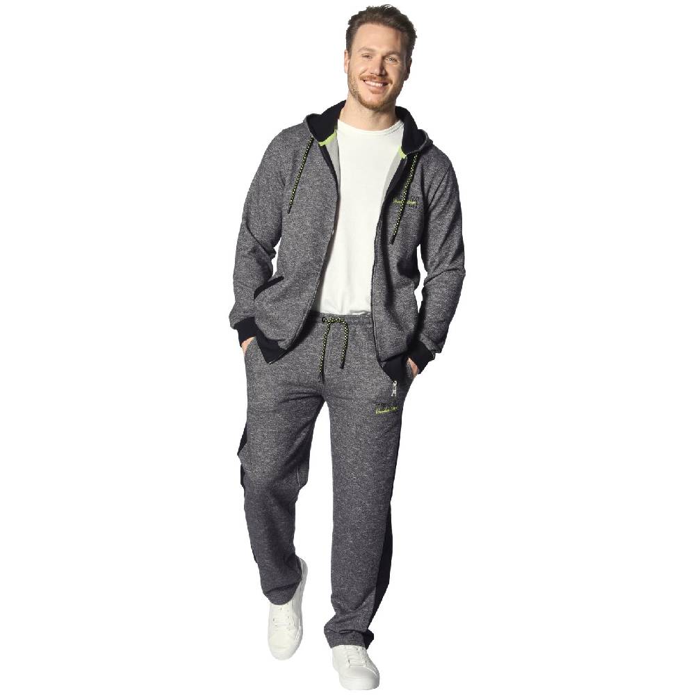 Jan Vanderstorm Sweatjacke RUMOLT schwarz melange VIP-Rabatte
