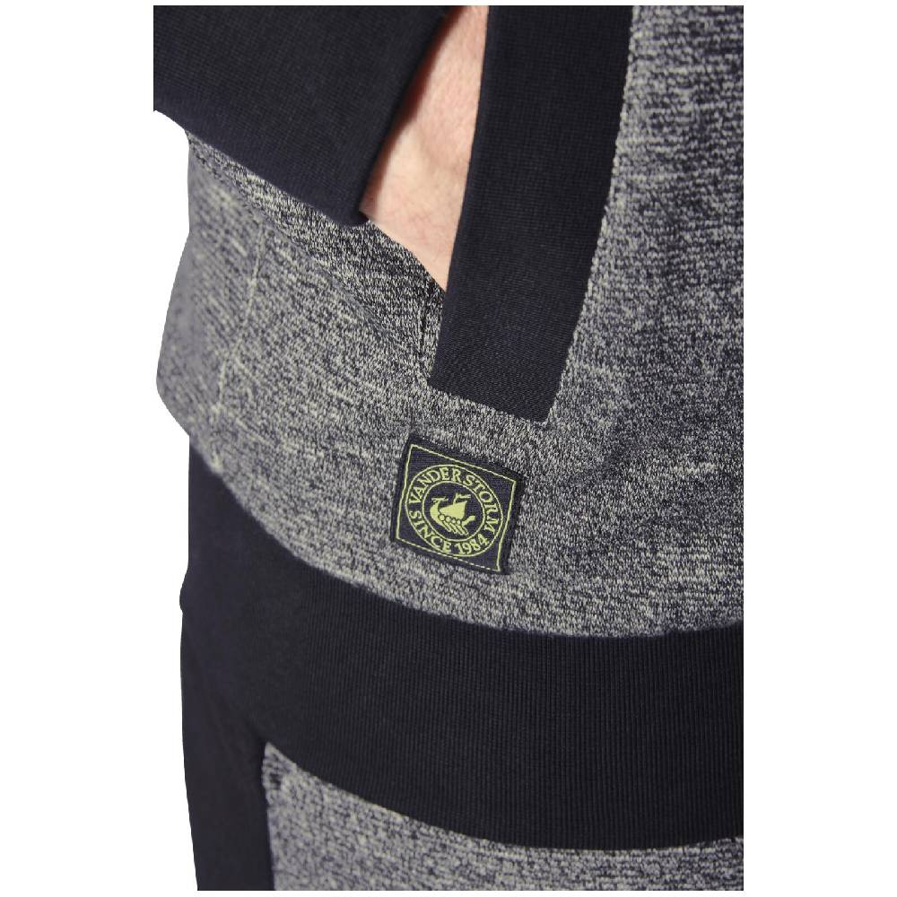 Jan Vanderstorm Sweatjacke RUMOLT schwarz melange VIP-Rabatte