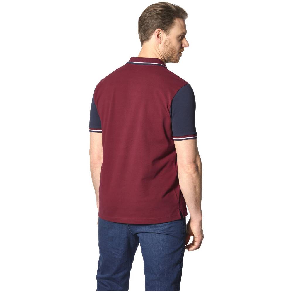 Jan Vanderstorm Poloshirt OLEJORN dunkelrot Tiefpreis