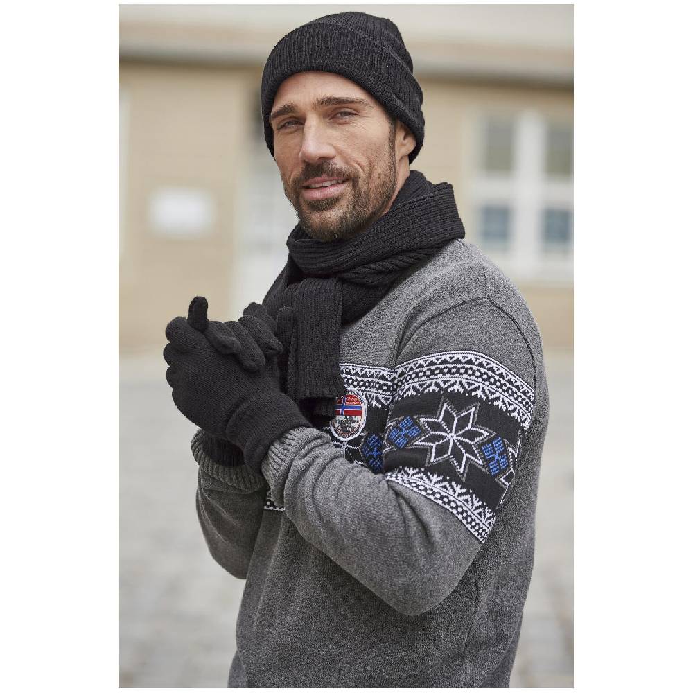 Jan Vanderstorm Handschuh BRYNJAR schwarz Outlet