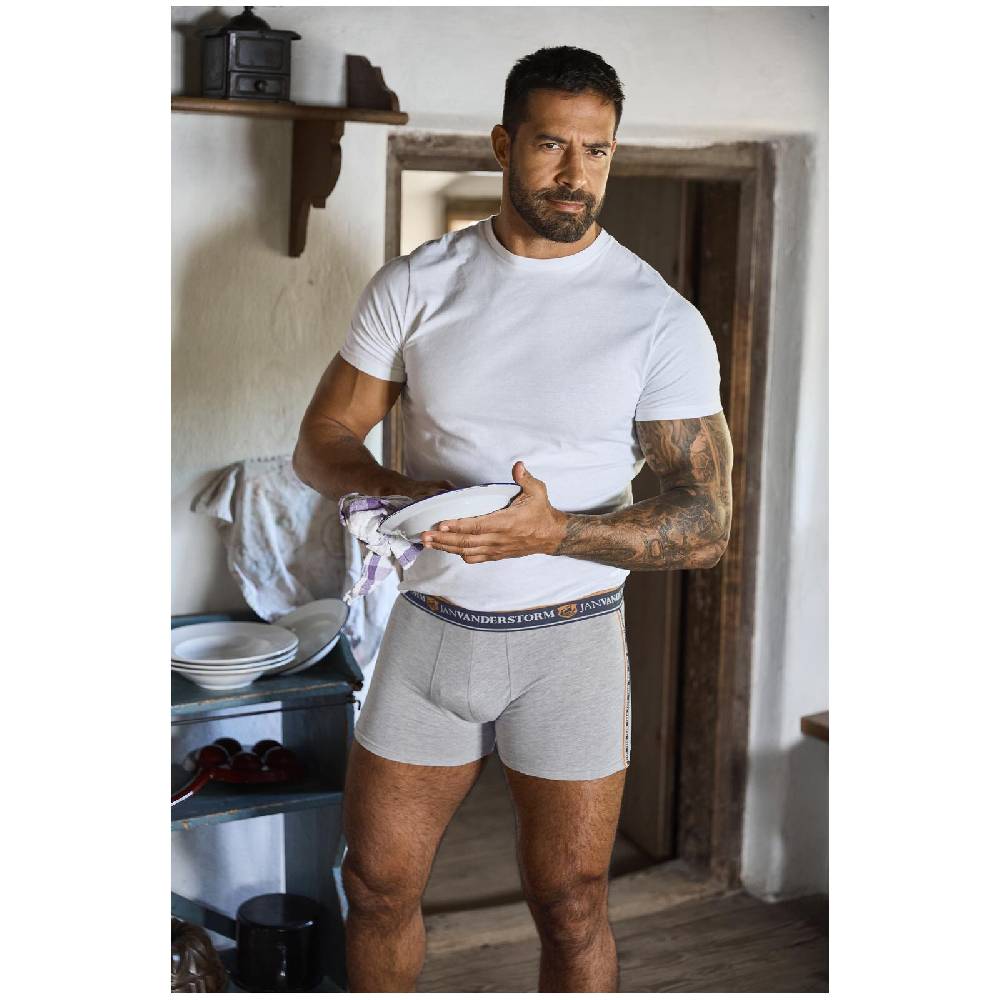 Jan Vanderstorm 2er Pack Retropants JORDEBALD grau Limitierter Zeitrabatt