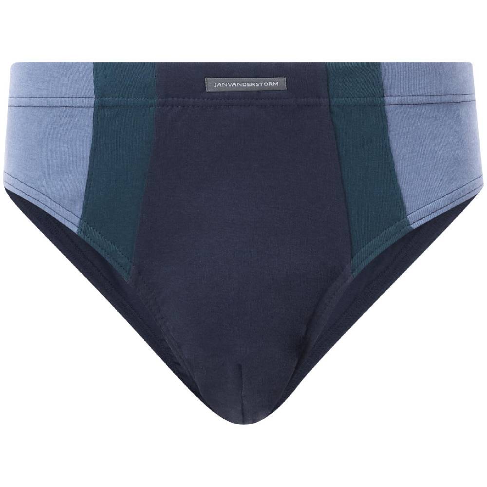 Jan Vanderstorm 4er Pack Sportslip FINNBARR blau Fabrikpreis