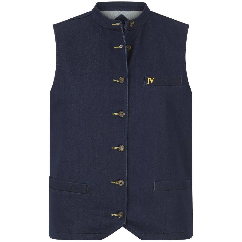 Jan Vanderstorm Jeansweste HILDEVIN dunkelblau Top Angebot