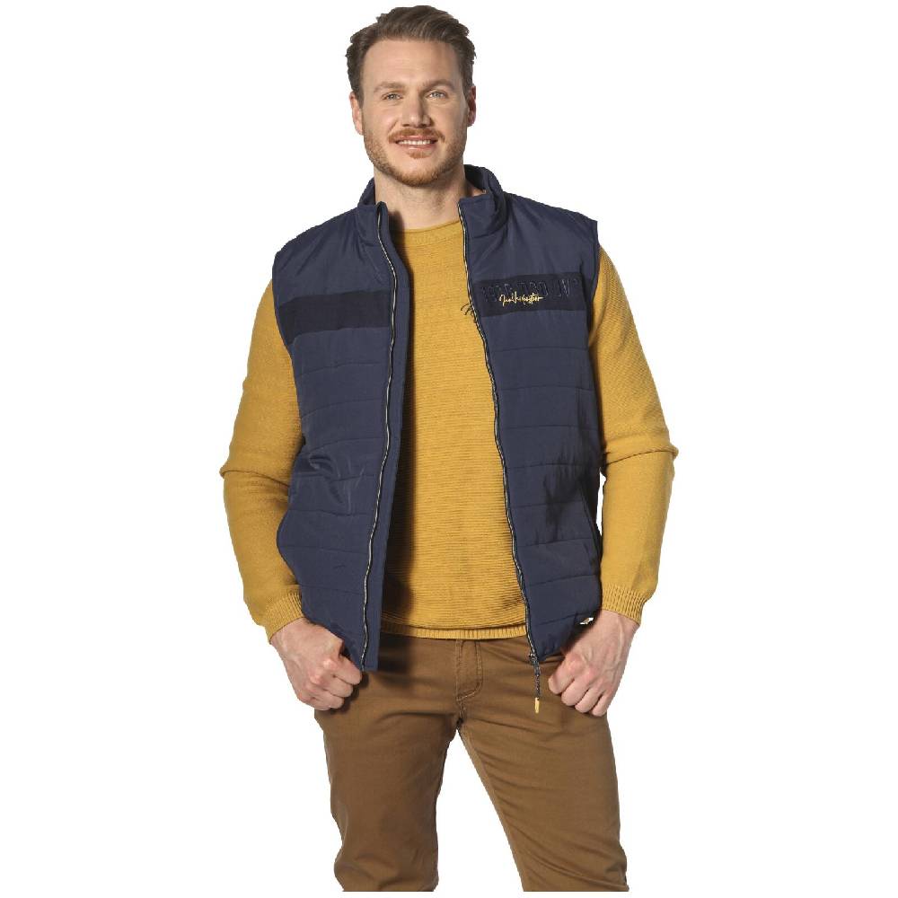 Jan Vanderstorm Outdoorweste ULOF dunkelblau Exklusive Angebote