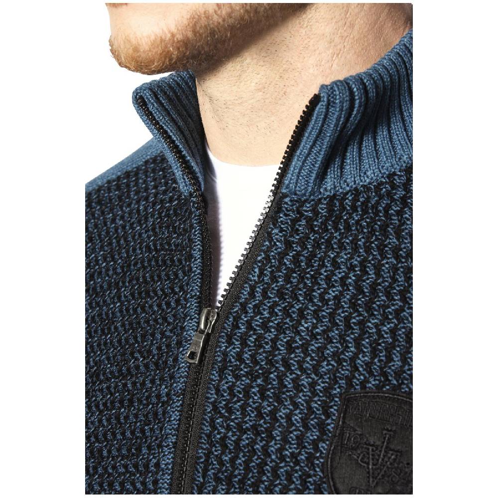 Jan Vanderstorm Strickjacke HALSTEN blau Blitzangebot