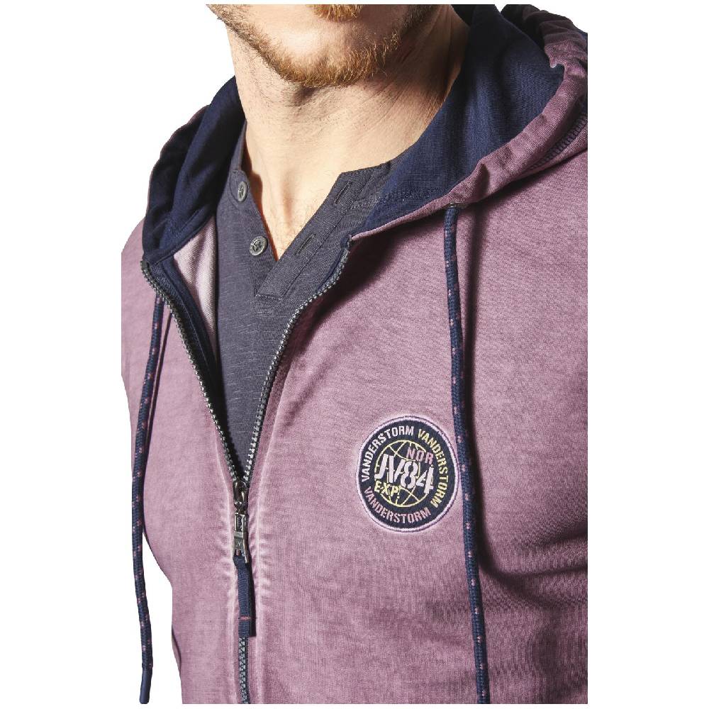 Jan Vanderstorm Sweatjacke PERKELMAN helllila Neuheiten