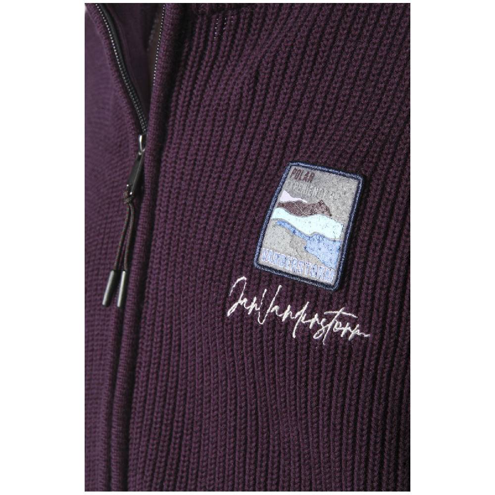 Jan Vanderstorm Strickjacke OLETARVIN dunkelrot Bestseller