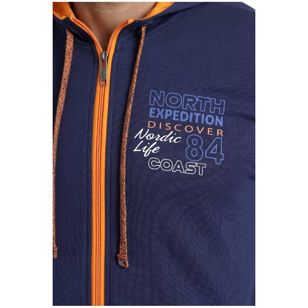 Jan Vanderstorm Sweatjacke RODERICH dunkelblau Riesige Ersparnisse