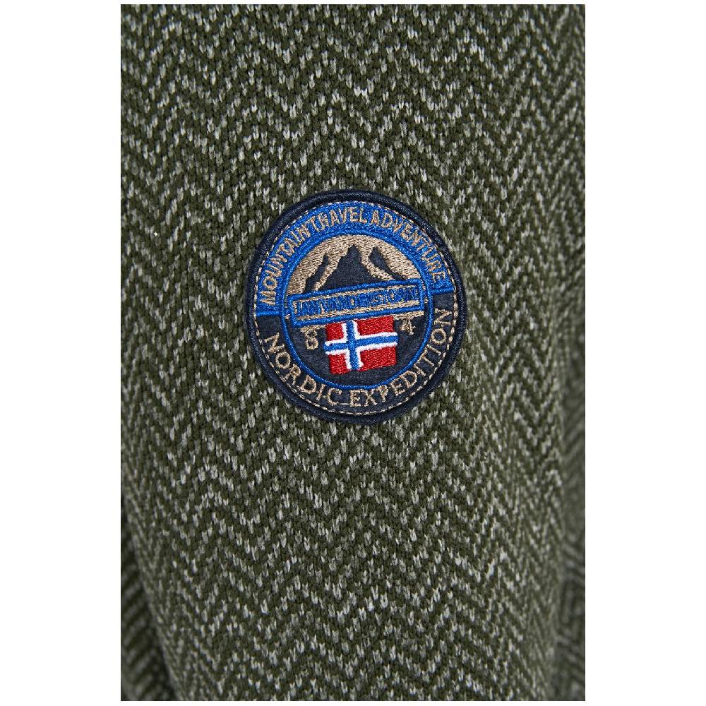 Jan Vanderstorm Strickfleecejacke KOLMUND oliv Neueste Stile