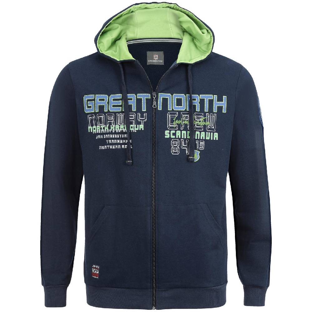 Jan Vanderstorm Sweatjacke STORR dunkelblau Zeitbegrenzte Promotion