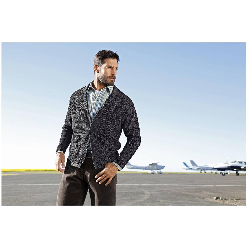 Jan Vanderstorm Strickjacke ASGER dunkelgrau Bis zu 55% Rabatt