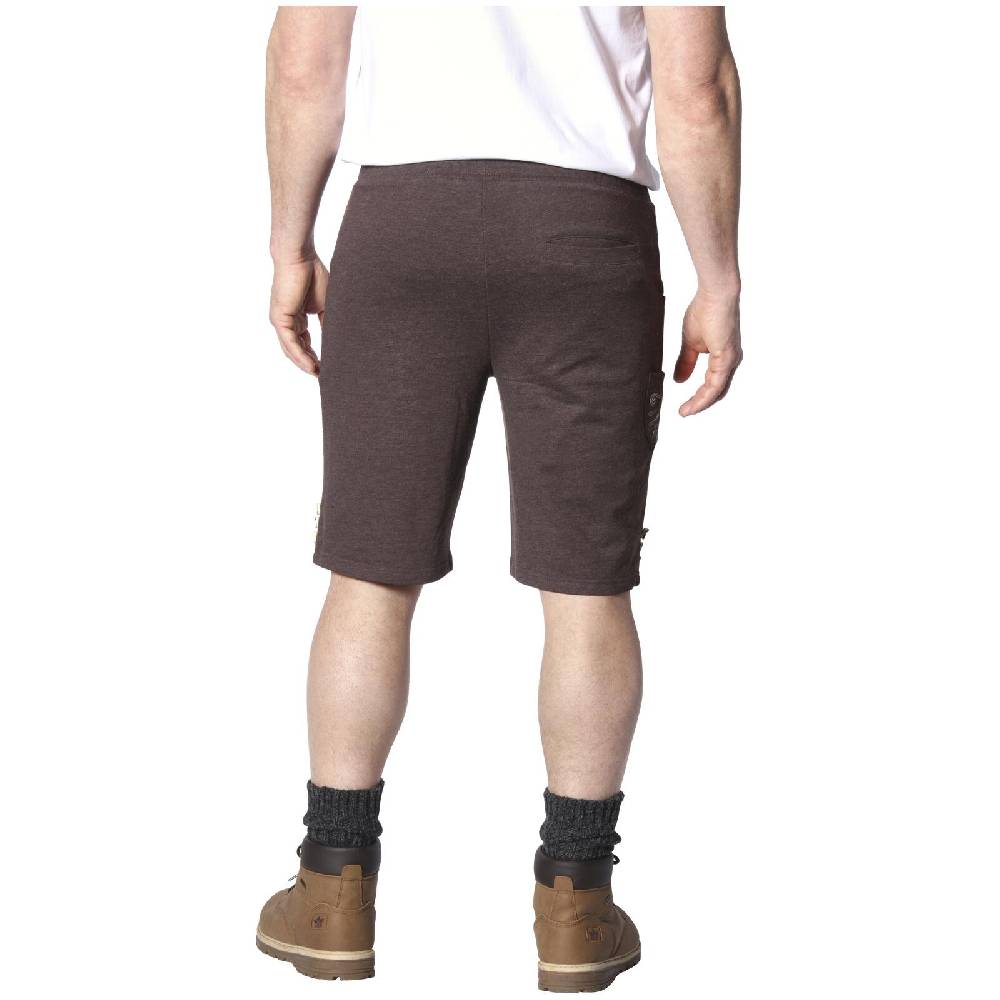 Jan Vanderstorm Sweatbermuda DENNIK dunkelbraun 50% Rabatt mit kostenlosem Versand