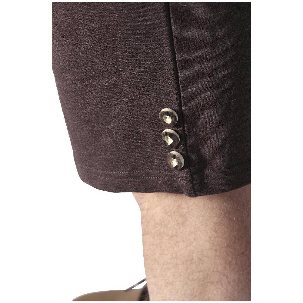 Jan Vanderstorm Sweatbermuda DENNIK dunkelbraun 50% Rabatt mit kostenlosem Versand