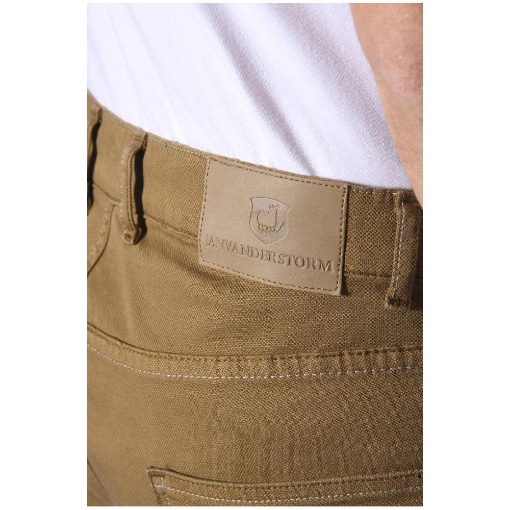 Jan Vanderstorm Tiefbundhose TARJE cognac 2025