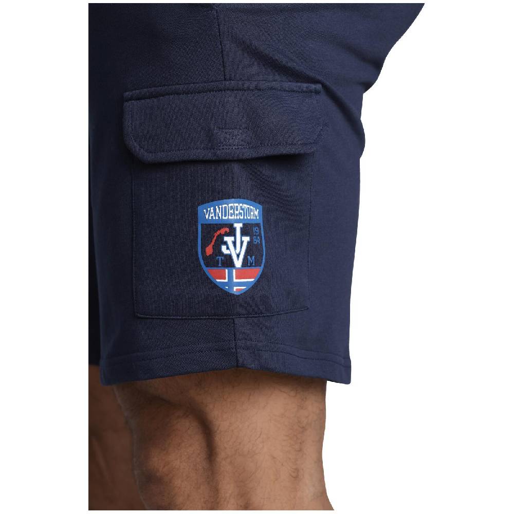 Jan Vanderstorm Sweatbermuda HARTHAKNUT dunkelblau Fabrik Onlineshop