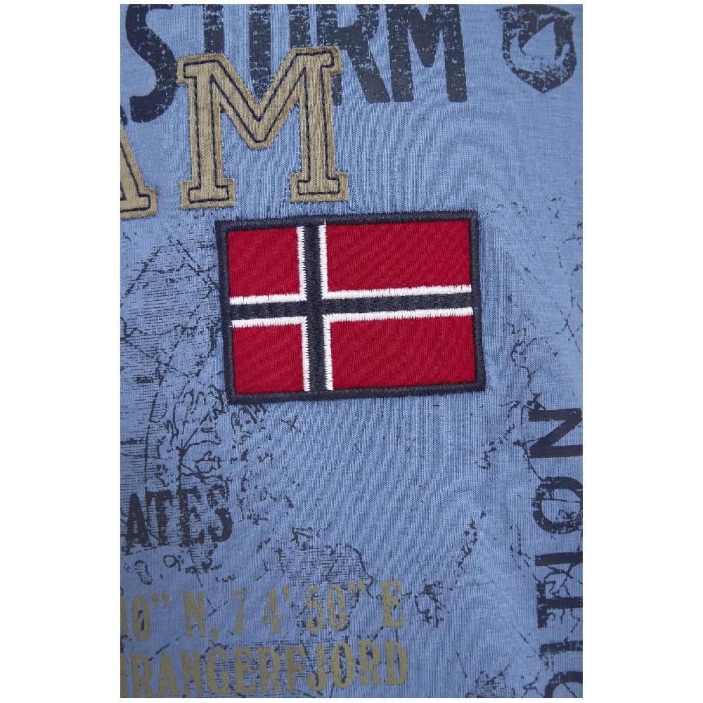 Jan Vanderstorm T-Shirt SÖLVE blau Osterangebot
