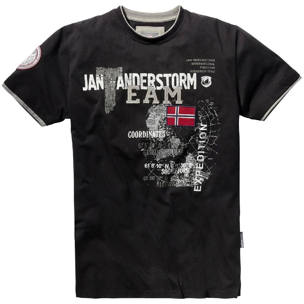 Jan Vanderstorm T-Shirt SÖLVE schwarz Valentinstagsangebot