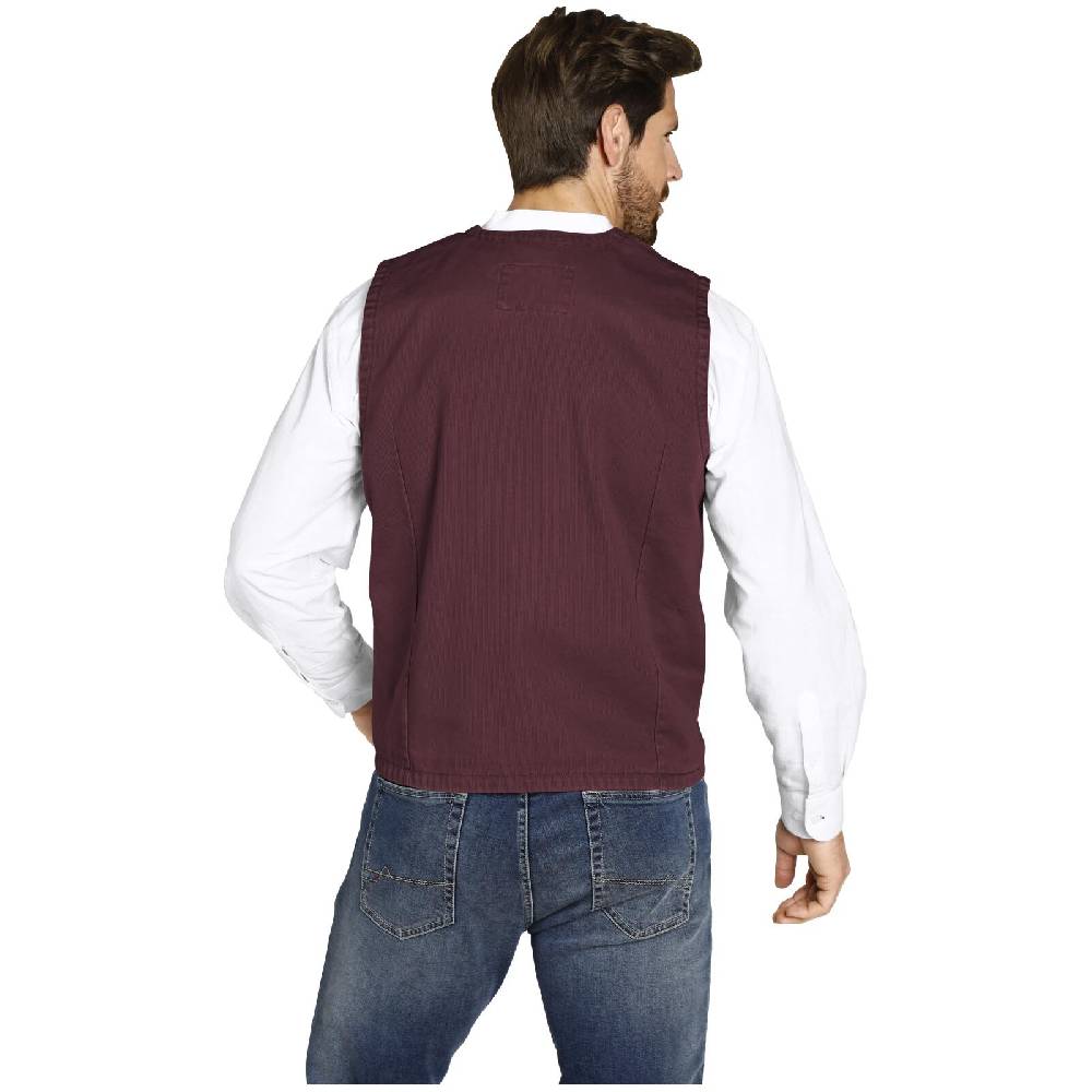 Jan Vanderstorm Weste TORELL dunkelrot Blitzangebot