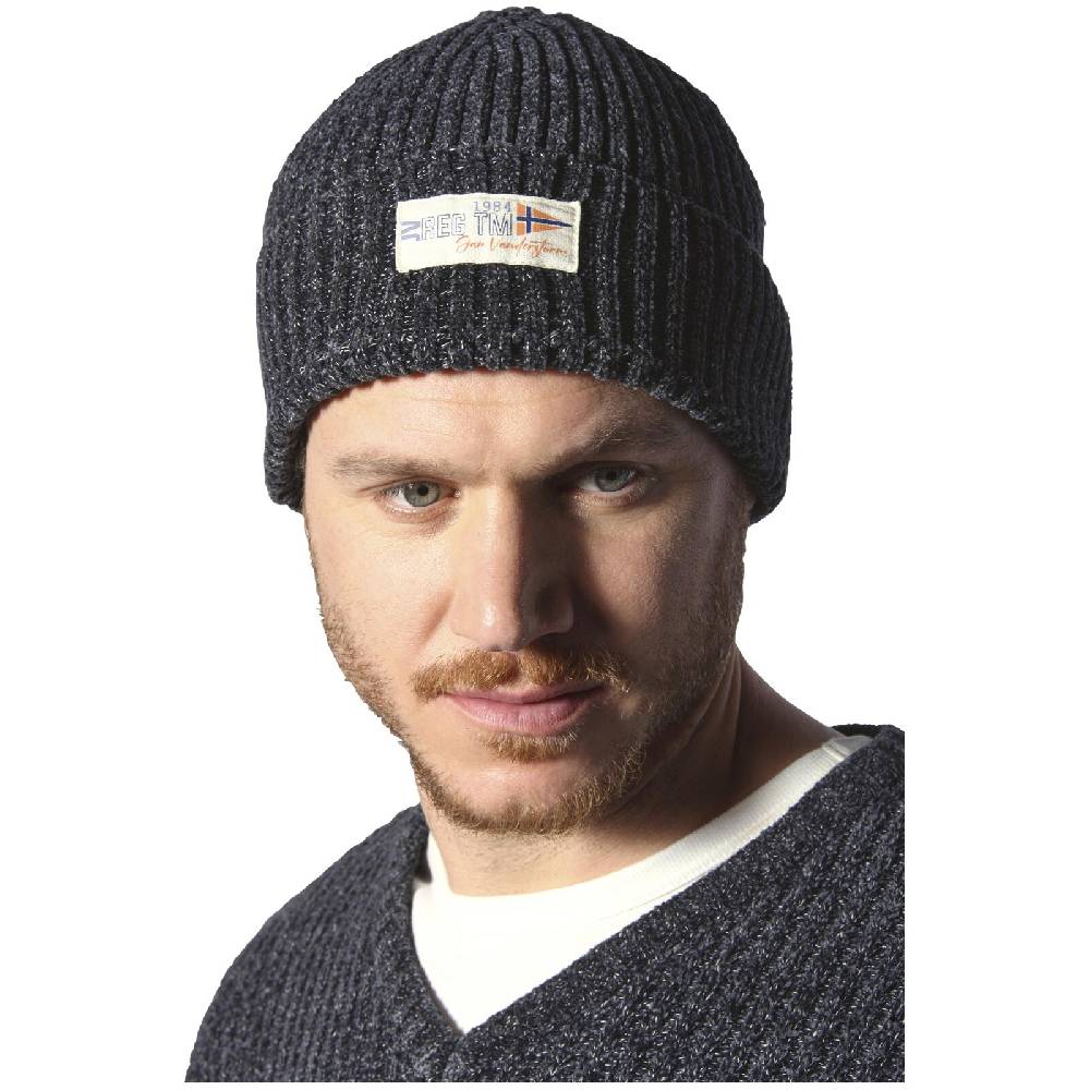 Jan Vanderstorm Pullover mit Mütze RONAI dunkelgrau melange Zeitbegrenzte Promotion