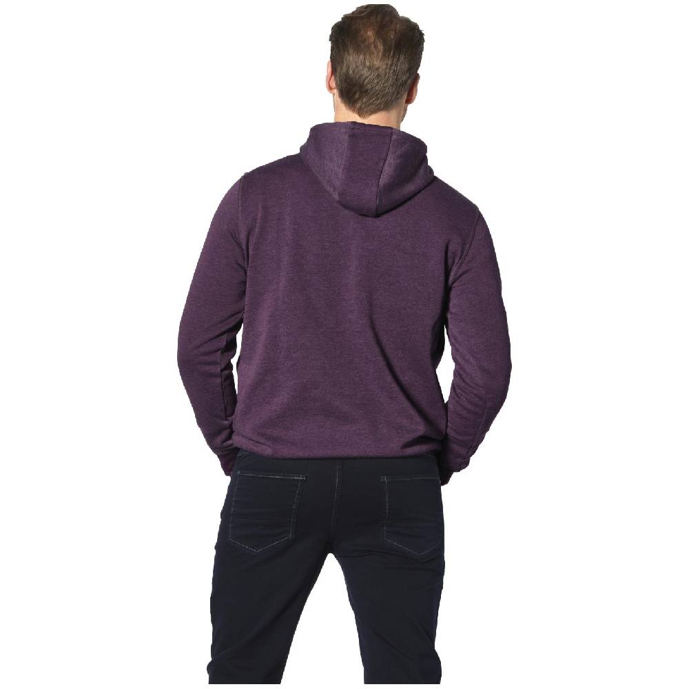 Jan Vanderstorm Sweatshirt BLANKARD dunkelrot melange Nur noch ein Tag übrig