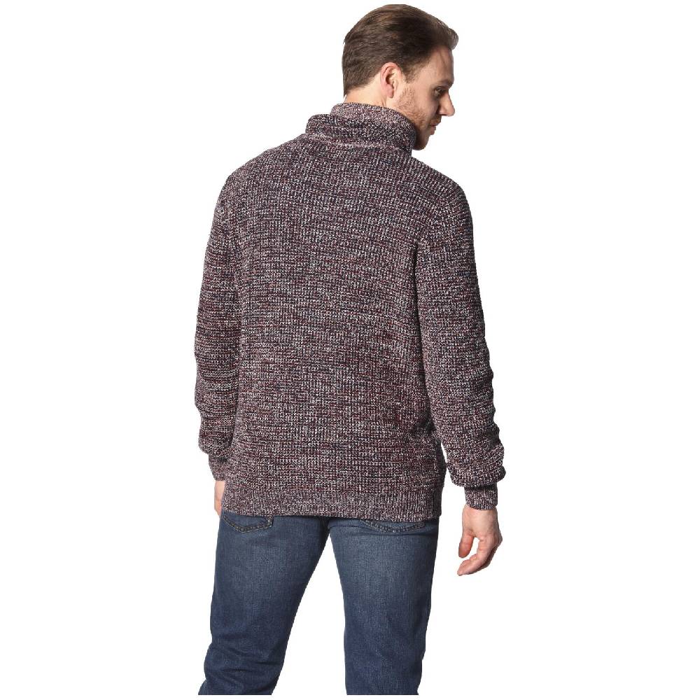 Jan Vanderstorm Pullover LARNO dunkelrot melange 50% Rabatt mit kostenlosem Versand