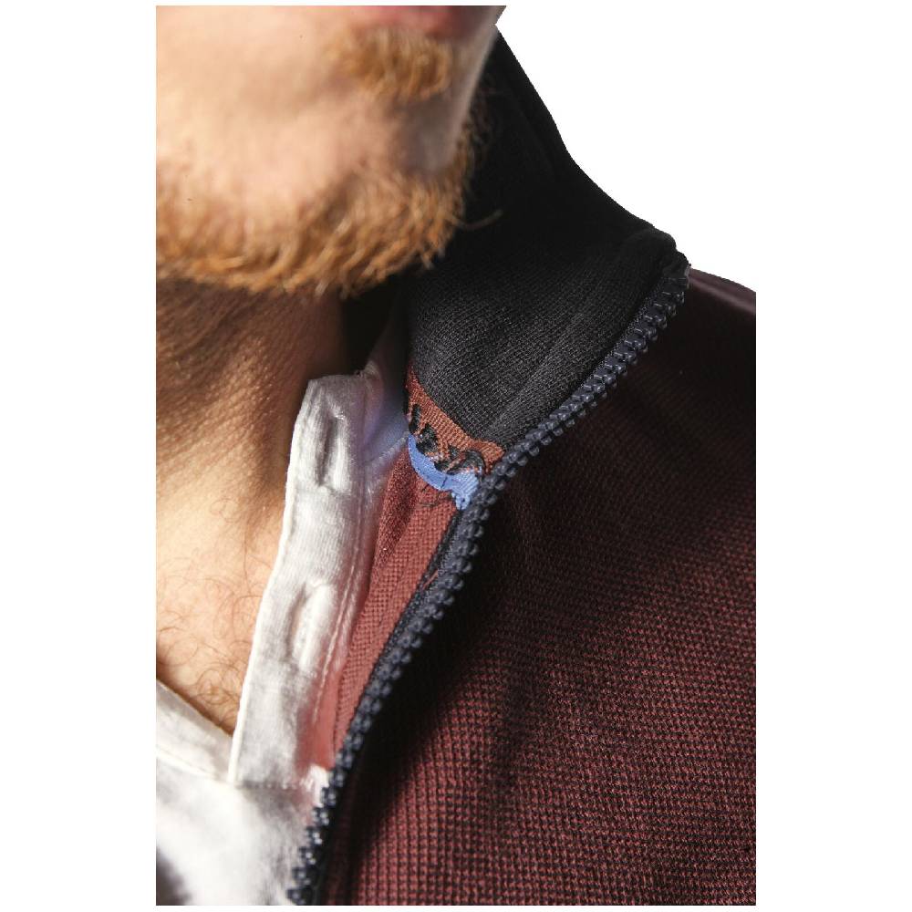 Jan Vanderstorm Sweatshirt MARKWARD dunkelrot Clearance-Verkauf