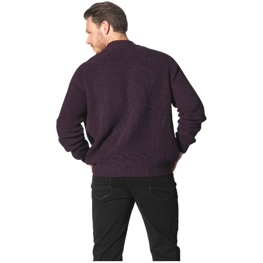 Jan Vanderstorm Strickjacke OLETARVIN dunkelrot Black Friday Preise