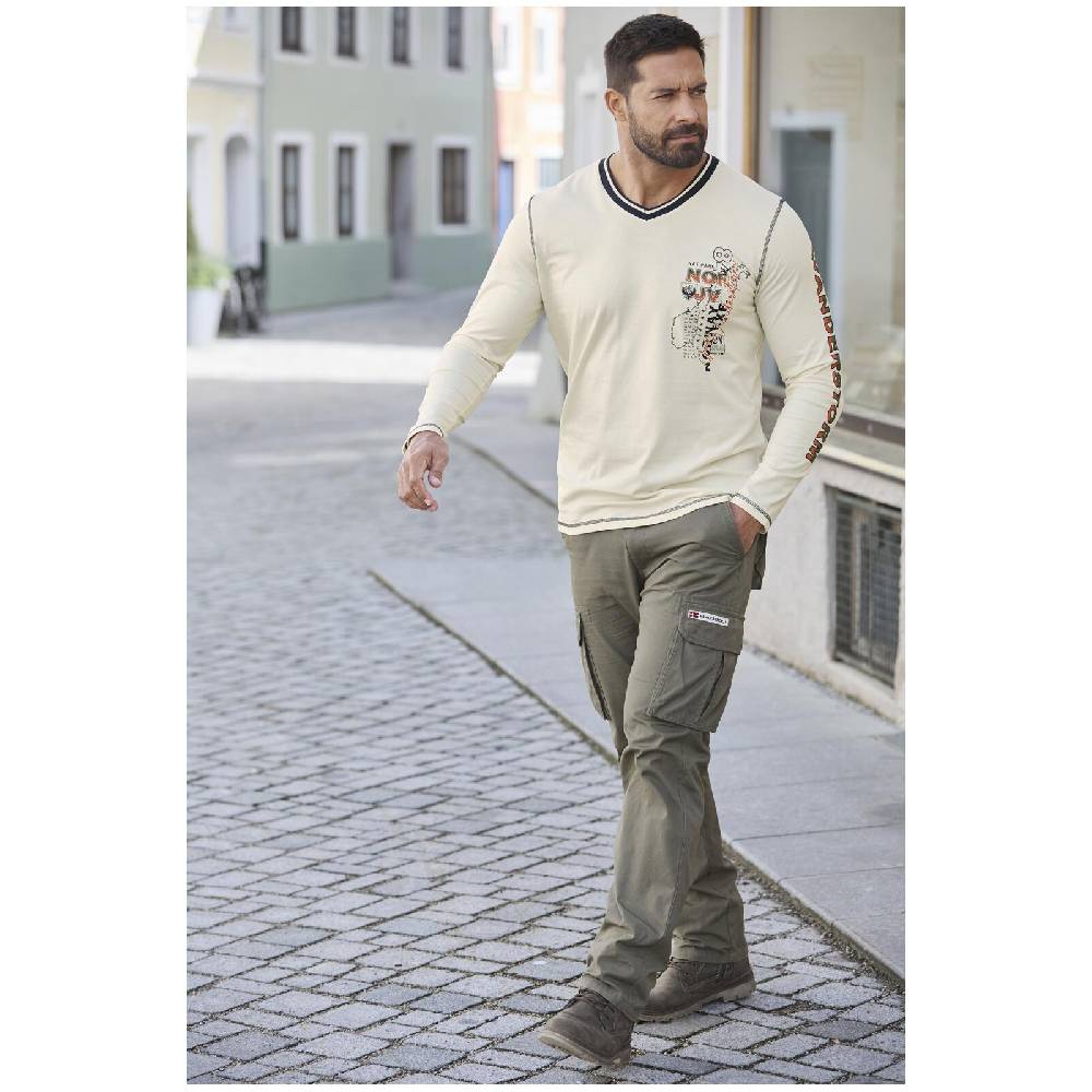 Jan Vanderstorm Langarmshirt RAGNHILD wollweiß Online