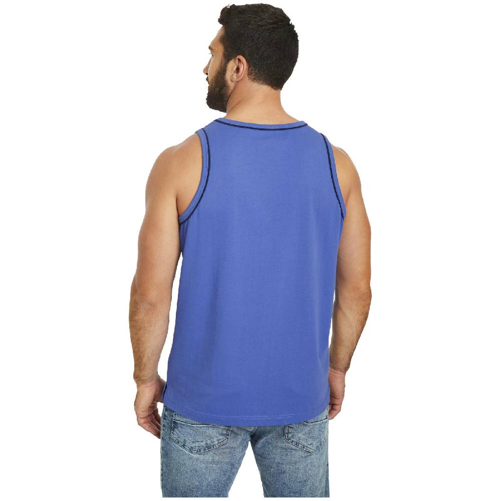 Jan Vanderstorm Doppelpack Tanktop TIDEMAN wollweiß blau im Angebot