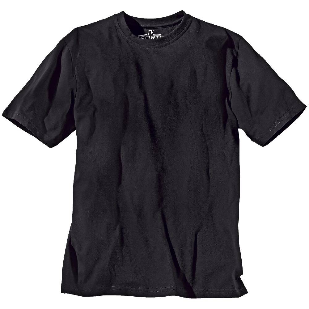 Jan Vanderstorm Doppelpack T-Shirt ERKE schwarz Fabrikverkauf