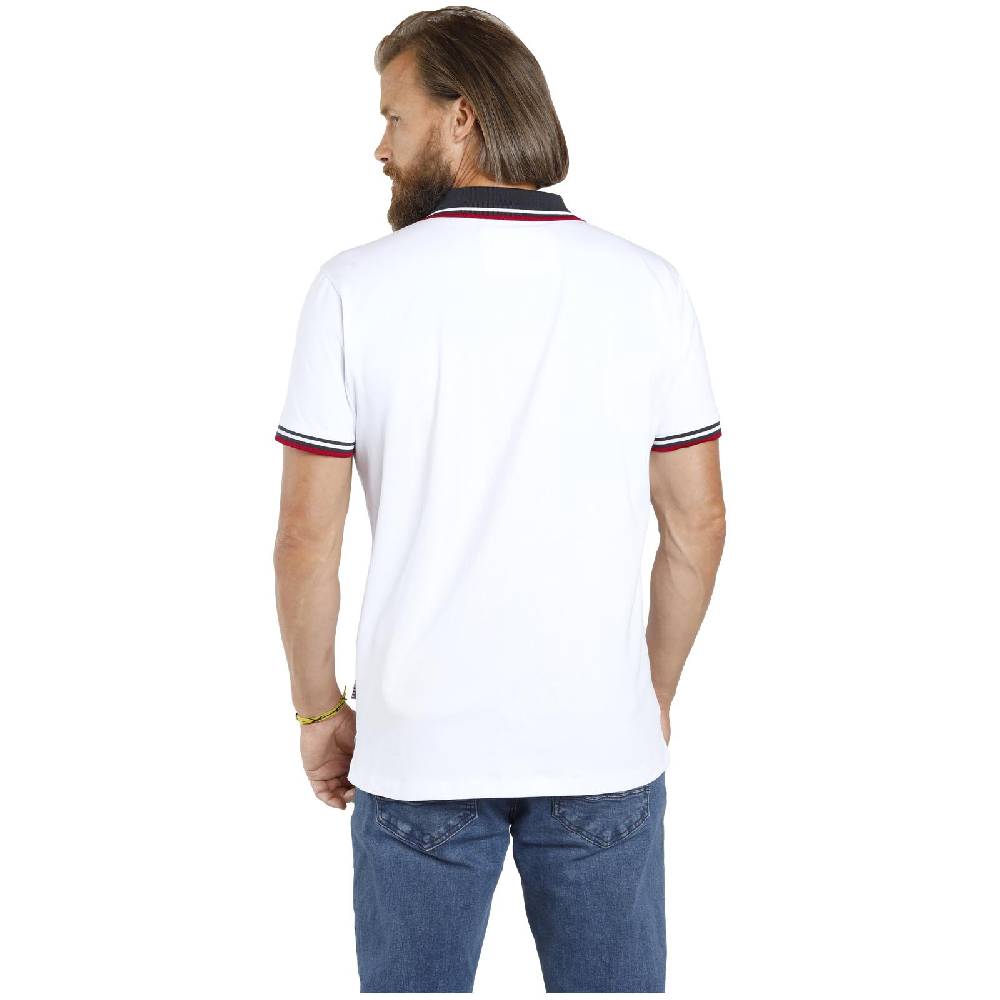 Jan Vanderstorm Doppelpack Poloshirt JOHAN weiß dunkelblau Kostenloser Versand