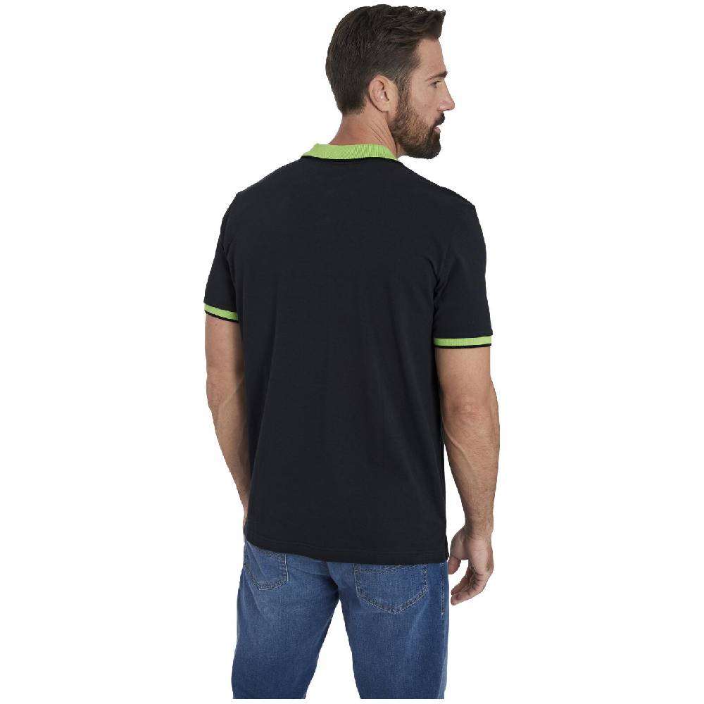 Jan Vanderstorm Poloshirt LAVRANS schwarz grün Limitierter Zeitrabatt