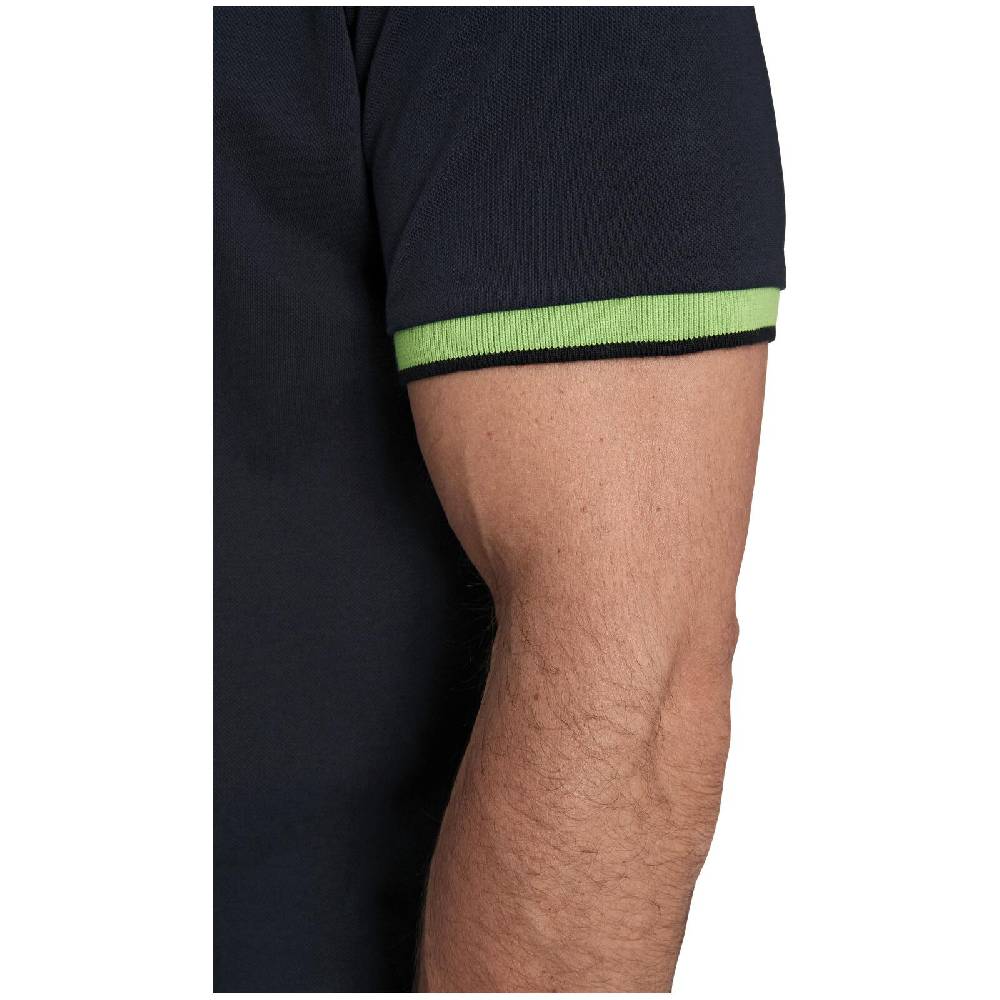 Jan Vanderstorm Poloshirt LAVRANS schwarz grün Limitierter Zeitrabatt