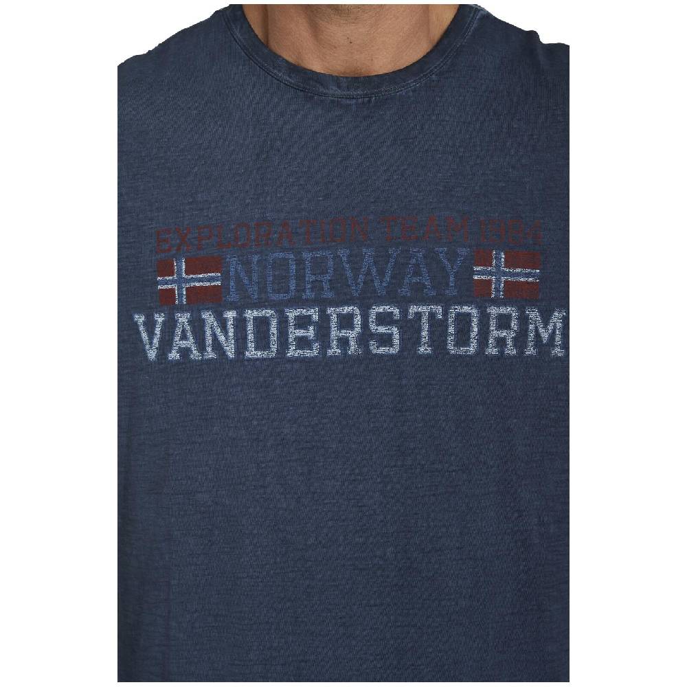 Jan Vanderstorm T-Shirt DIETHELM dunkelblau Sonderangebot