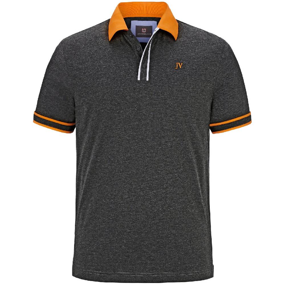 Jan Vanderstorm Poloshirt ISFRIED dunkelgrau melange Günstig kaufen