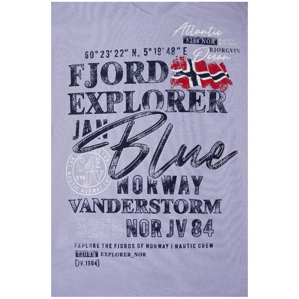 Jan Vanderstorm T-Shirt NORDGER helllila Begrenztes Angebot