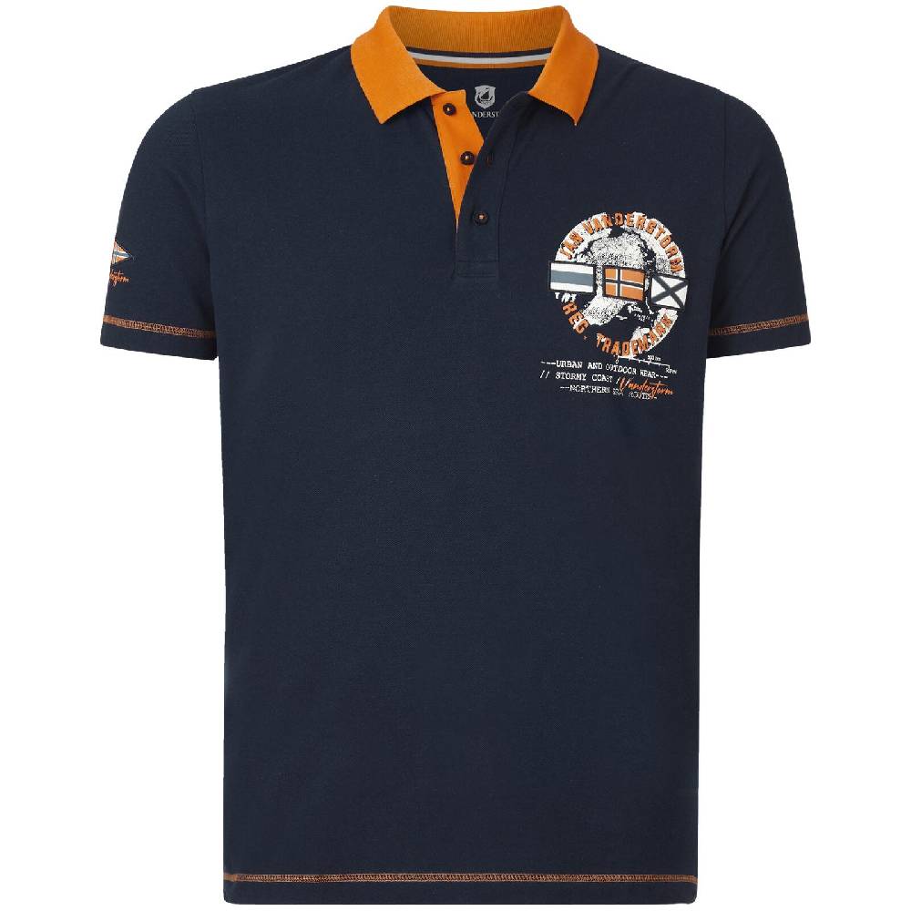 Jan Vanderstorm Poloshirt RANDO dunkelblau Online Shopping