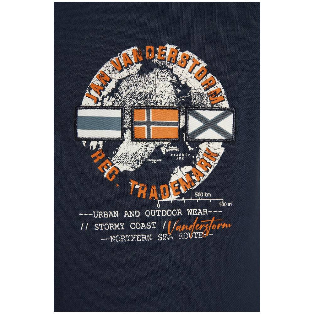 Jan Vanderstorm Poloshirt RANDO dunkelblau Online Shopping