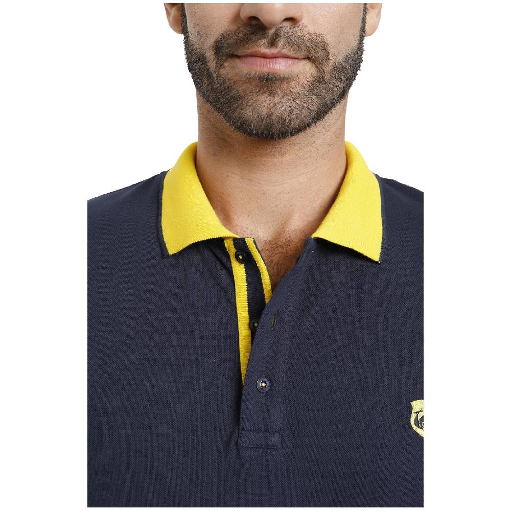 Jan Vanderstorm Poloshirt LAVRANS dunkelblau Osterangebot