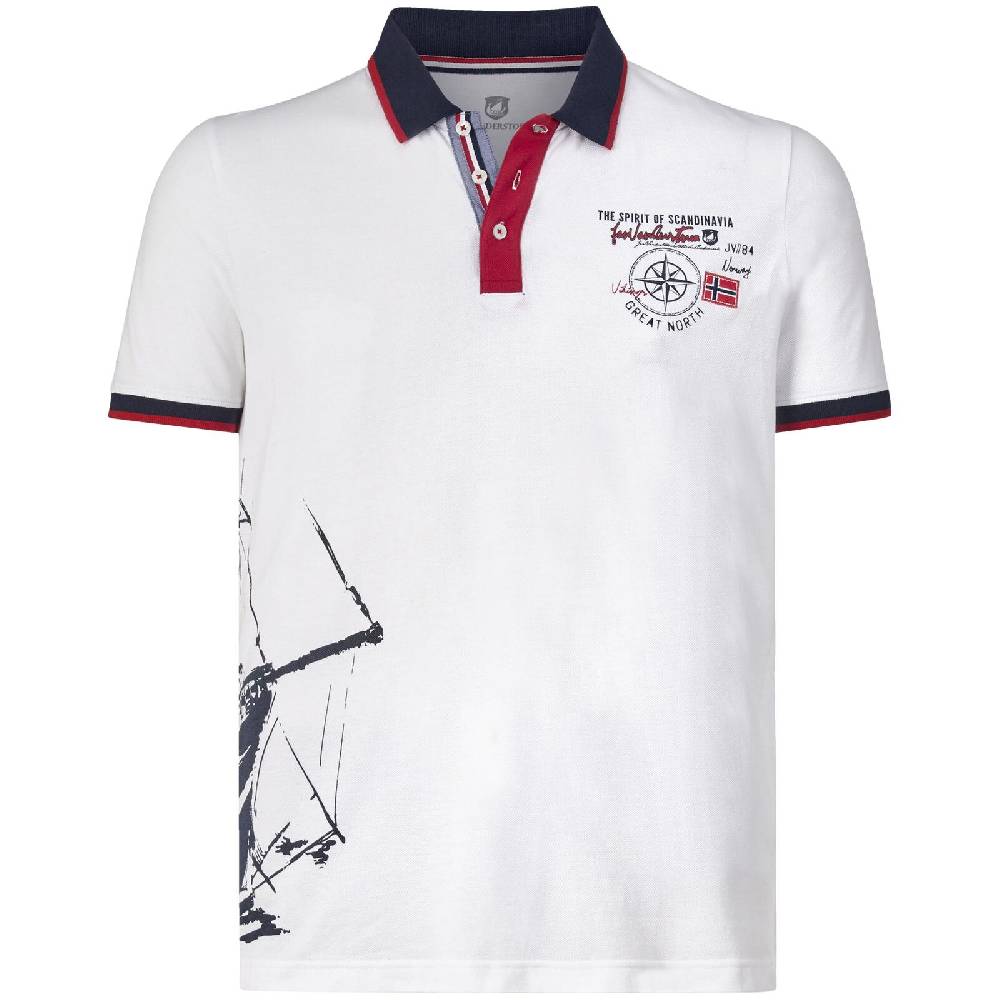 Jan Vanderstorm Poloshirt DILAN weiß Neueste Mode