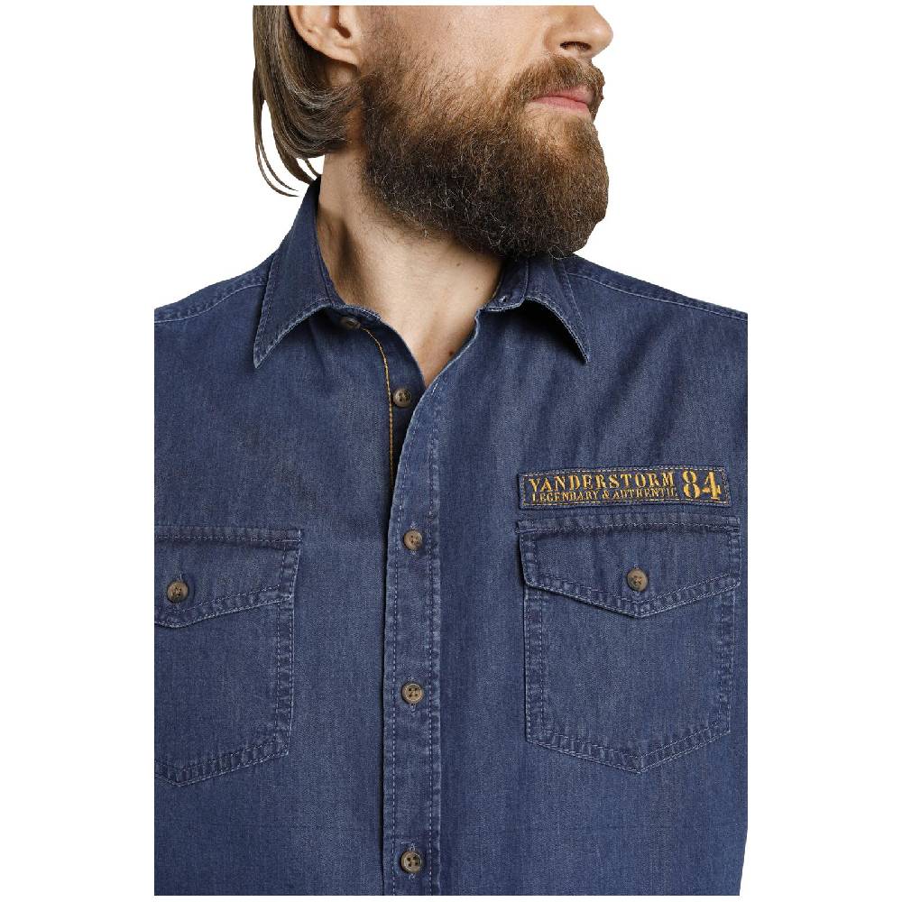 Jan Vanderstorm Jeanshemd JOAR blau Blitzangebot