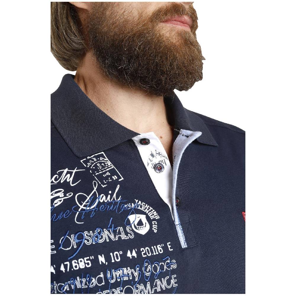 Jan Vanderstorm Poloshirt JANO dunkelblau Räumungsverkauf